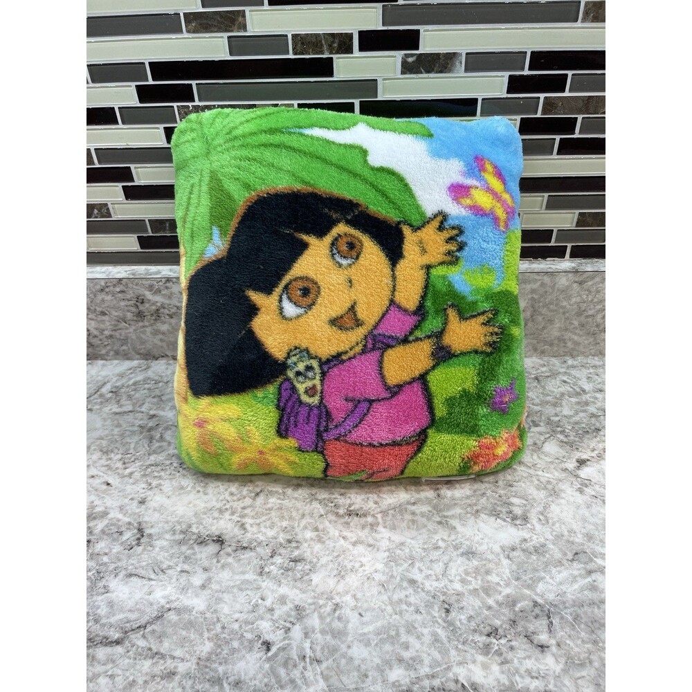 DORA THE EXPLORER plush Nickelodeon throw pillow 2006 kids Butterfly